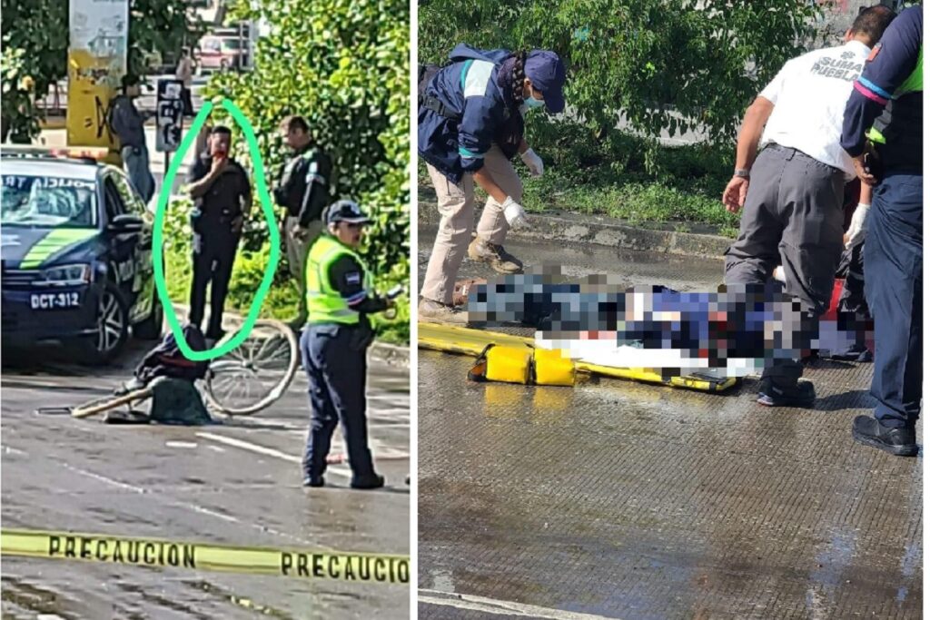 Policía municipal de Puebla atropella y mata a adulto mayor