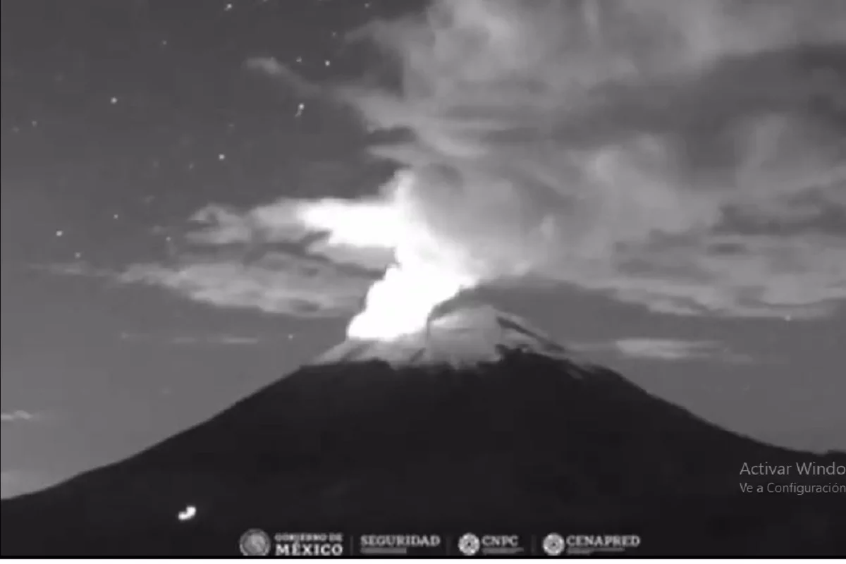 VIDEO: Popocatépetl lanza material incandescente este 14 de julio 1 Popocatépetl lanza material incandescente este 14 de julio