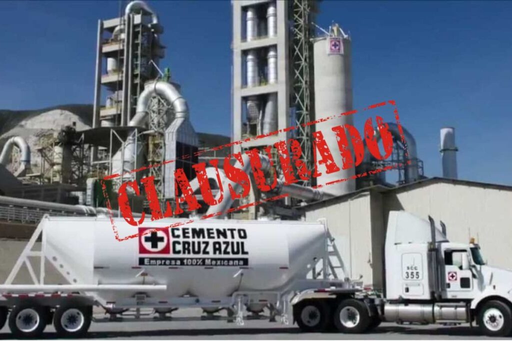 clausuran cementera Cruz Azul en Tecamachalco
