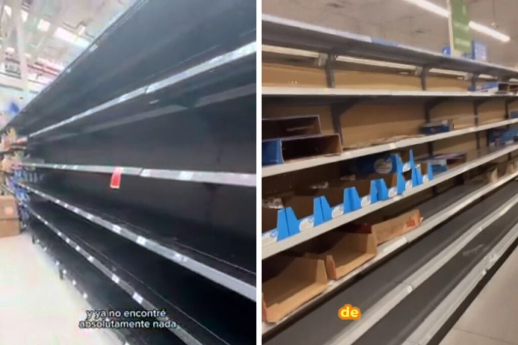 compras de pánico por huracán Beryl