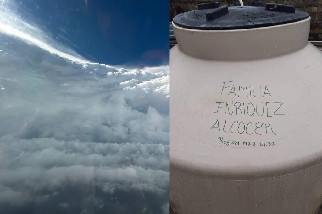 Yucatecos marcan sus tinacos ante la llegada del huracán Beryl