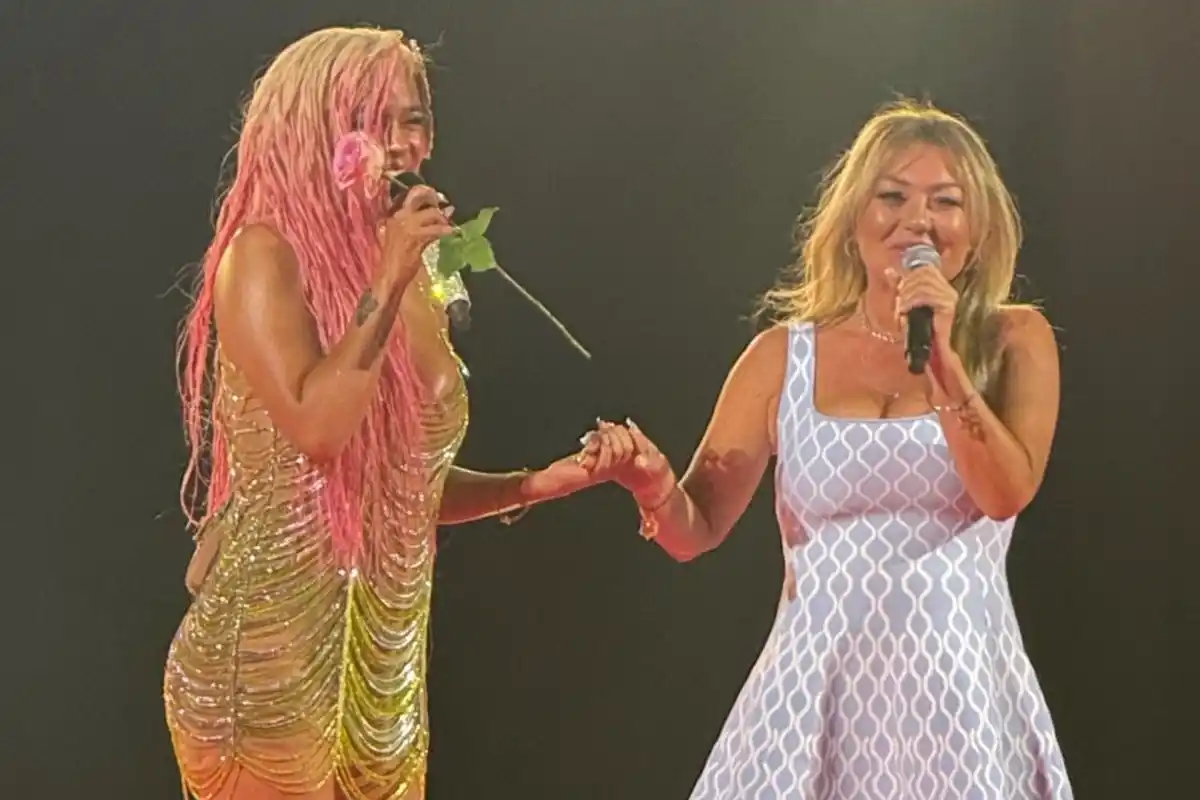 Amaia Montero reaparece en el concierto de Karol G en España y desata algunas incógnitas 1 karol g y amaia montero