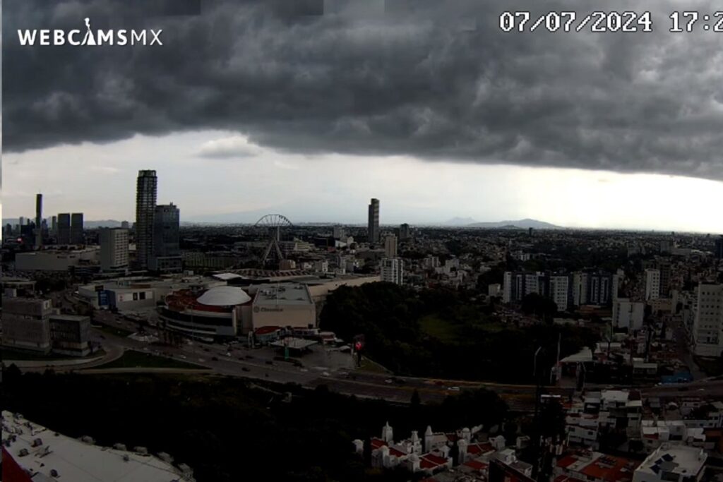 lluvia en Puebla