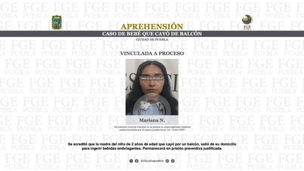 Madre del bebé que cayó de un balcón lo dejó solo para salir a un bar: está detenida 7 mama bebe que cayo de un balcon evidencia 1