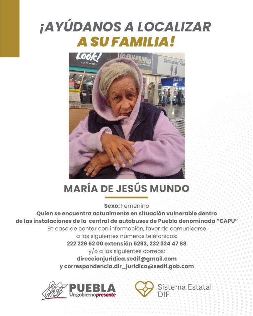 María de Jesús, la mujer de la tercera edad que vive en la CAPU