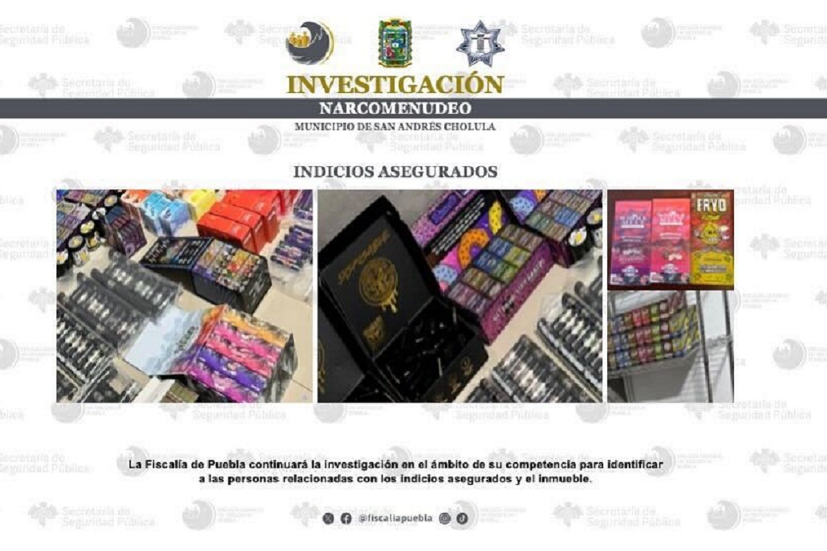 Fiscalía de Puebla y SSP desmantelan almacén del narcolaboratorio en Cholula 1 narcolaboratorio en cholula