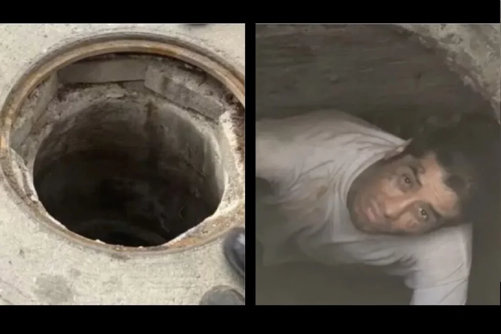 VIDEO: Tres días después, rescatan a un hombre que cayó a una alcantarilla en Guanajuato