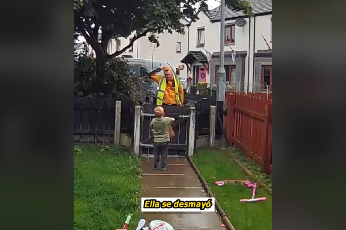 (VIDEO) Héroes: Niño pide ayuda a repartidor porque su mamá se desmayó en casa 1 repartidor ayuda a niño