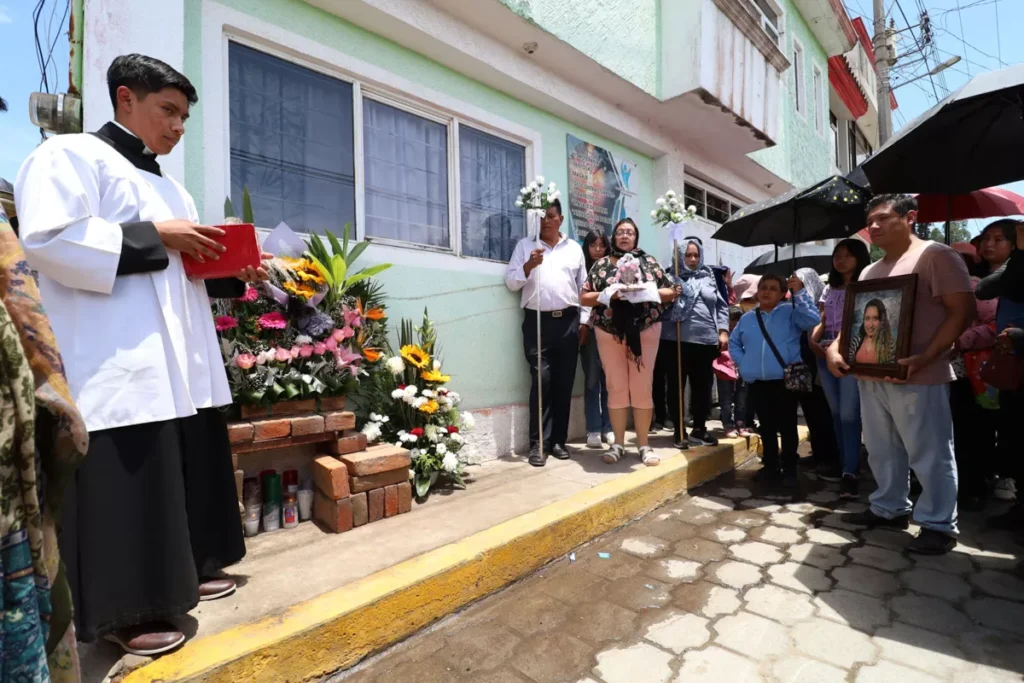 sepelio familia Osorio Amastral fatal accidente en Coronango 12