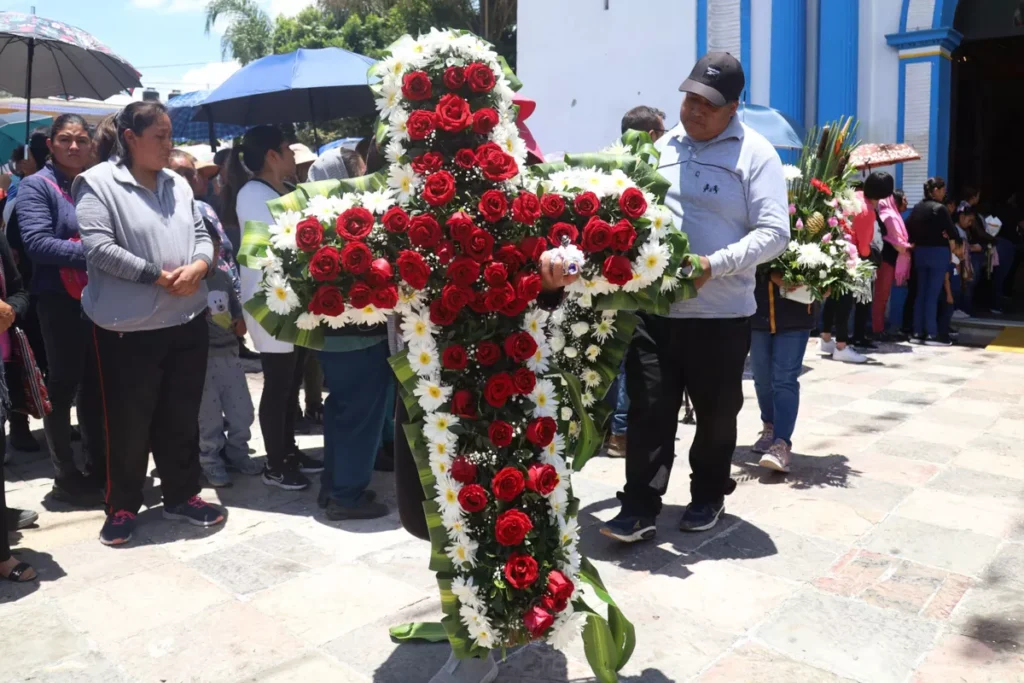 sepelio familia Osorio Amastral fatal accidente en Coronango 3