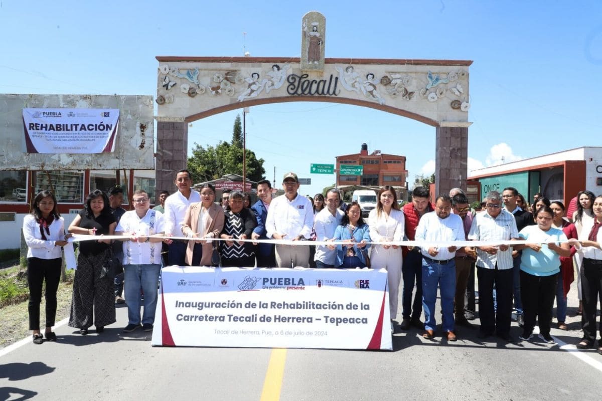 Tiene Puebla un gobierno estatal que promueve unidad, progreso y bienestar 1 Sergio Salomón carretera Tepeaca