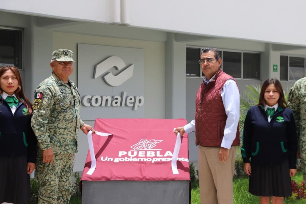 sergio salomón inaugura plantel conalep oriental