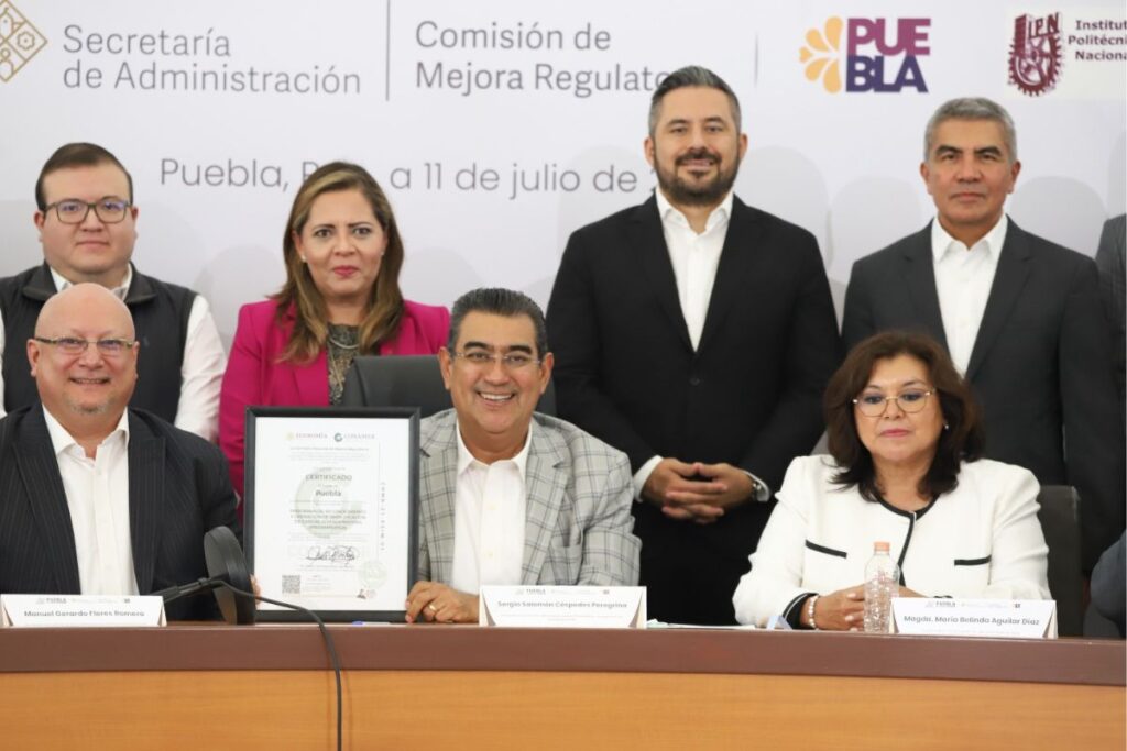 Sergio Salomón Puebla simplificación de trámites