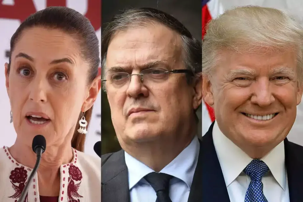 Sheinbaum y de Ebrard a los supuestos insultos de Trump en su discurso