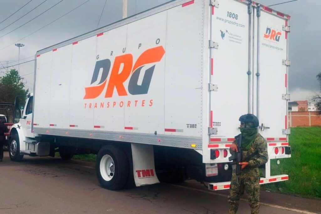 SSP Puebla recupera camión robado Coronango