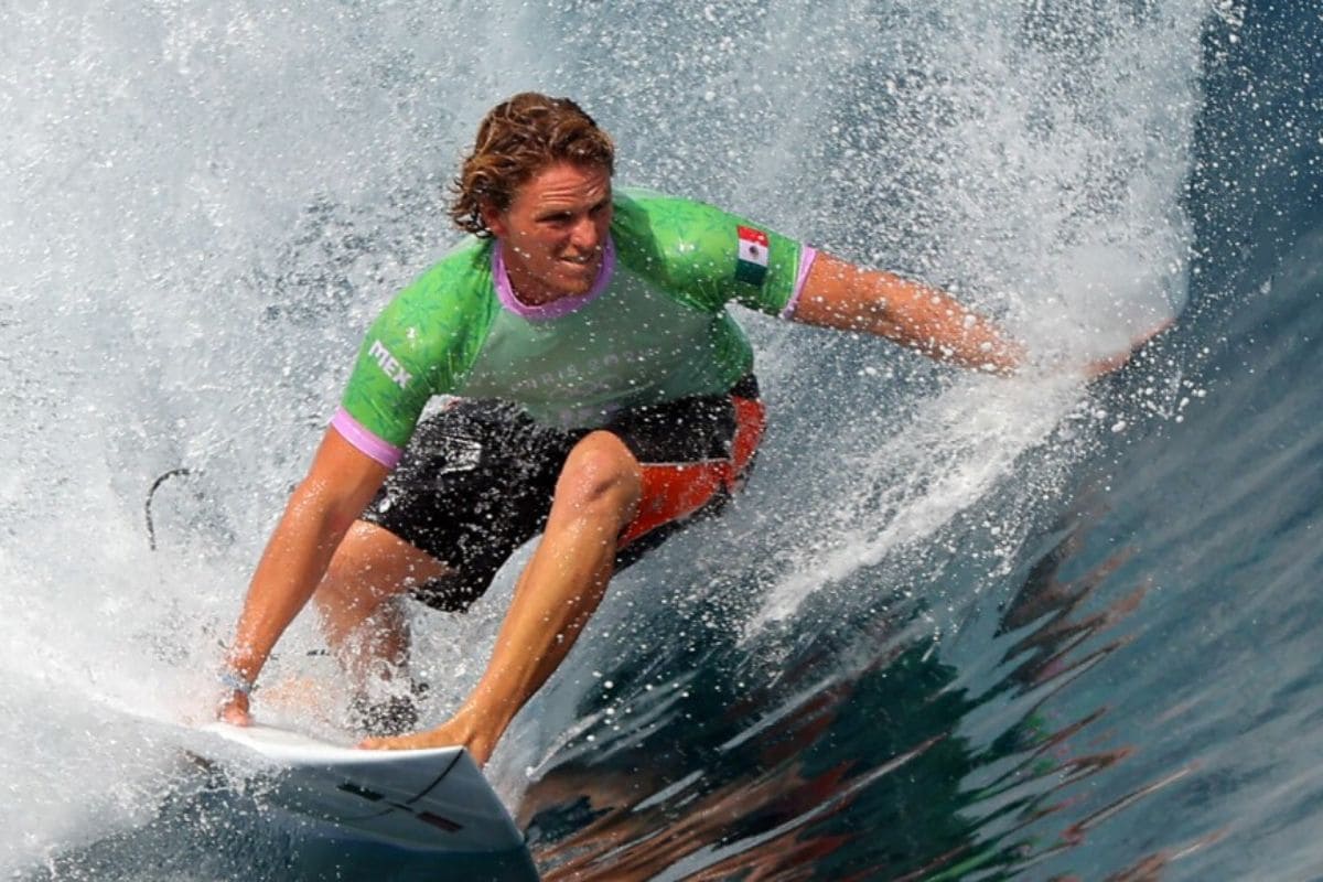 París 2024: El mexicano Alan Cleland queda eliminado en octavos de final de surf 1 Alan Cleland París 2024