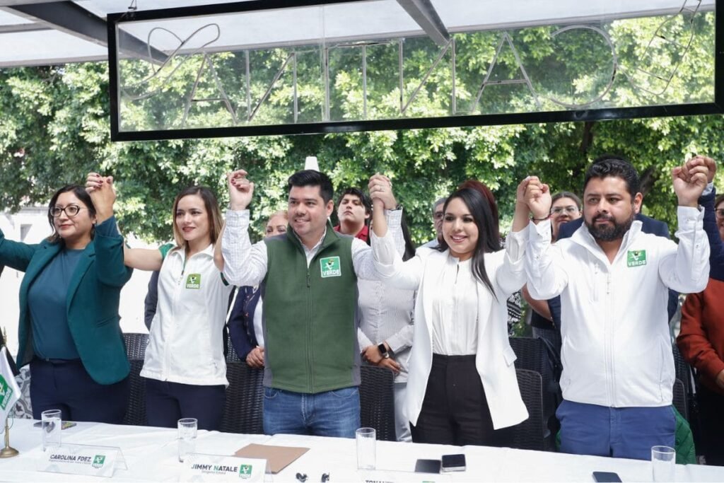 tonantzin fernandez recibe apoyo partido verde