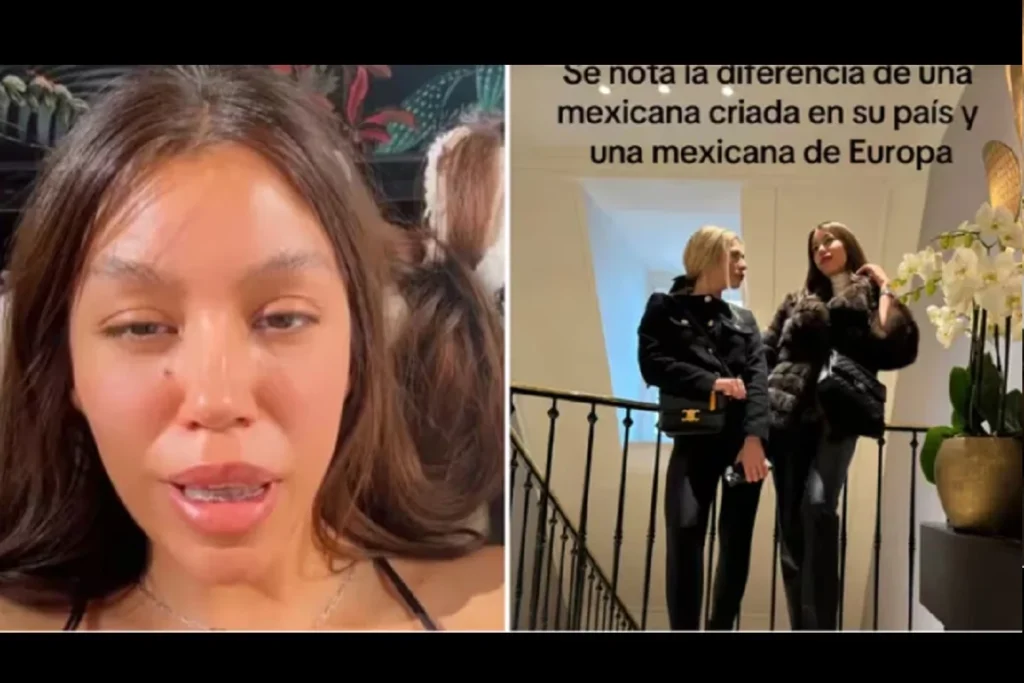 Valentina, la mexicana criada en Europa critica a México y le recuerdan su pasado