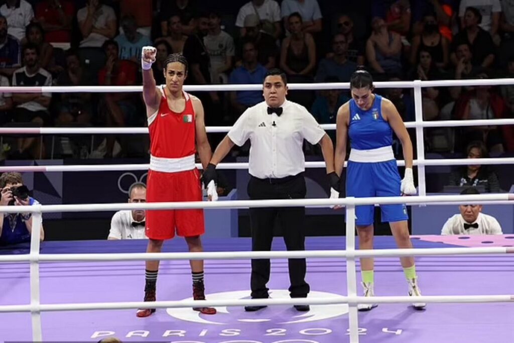 ¡Polémica olímpica! Boxeadora abandona pelea con Imane Khelif a los 47 segundos (VIDEO)
