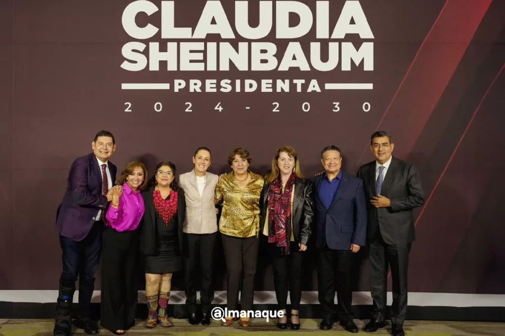 Claudia Sheinbaum se reune con Sergio Salomon y Armenta revisan proyectos prioritarios para Puebla