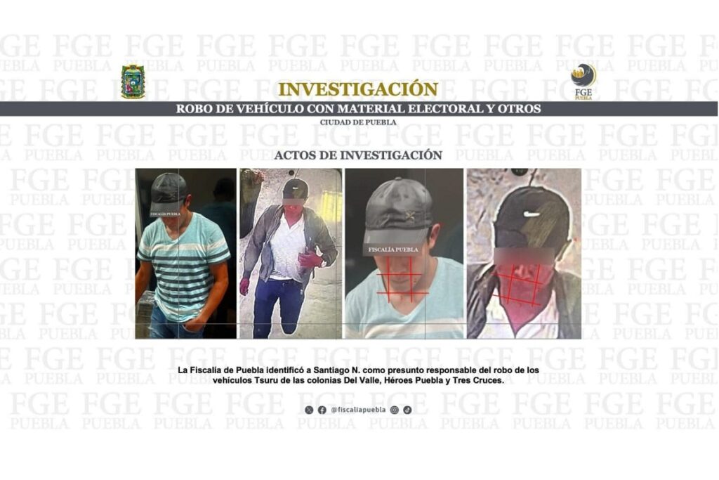 Detienen a “El Moreno” que robó Tsuru con boletas en Puebla; descartan delito electoral