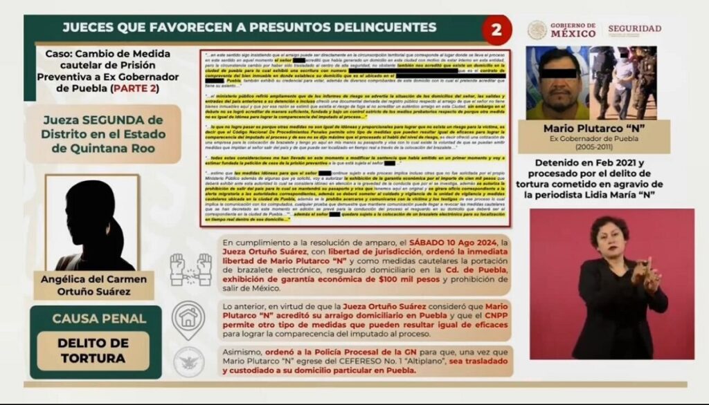 Exhiben a juezas que permitieron salida de Marín de la cárcel