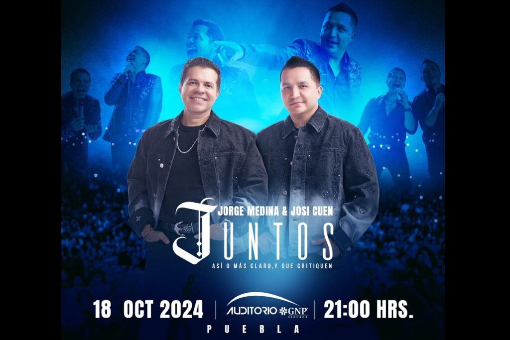 Jorge Medina y Josi Cuen ex vocalistas de La Arrolladora Banda el Limon en Puebla