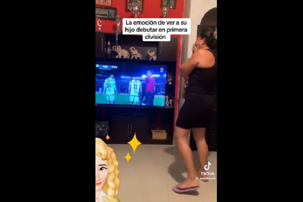 Emotivo: La reacción de los padres de José Pachuca por debut ante el América