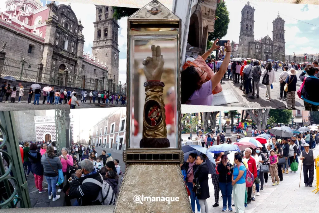 Reliquia de San Judas en Puebla Feligreses se forman hasta 5 horas para entrar a la catedral