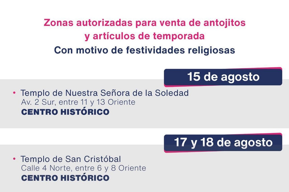 SEGOM brindará atención y vigilancia por festividades en la capital poblana 1 SEGOM brindará atención y vigilancia por festividades en la capital poblana