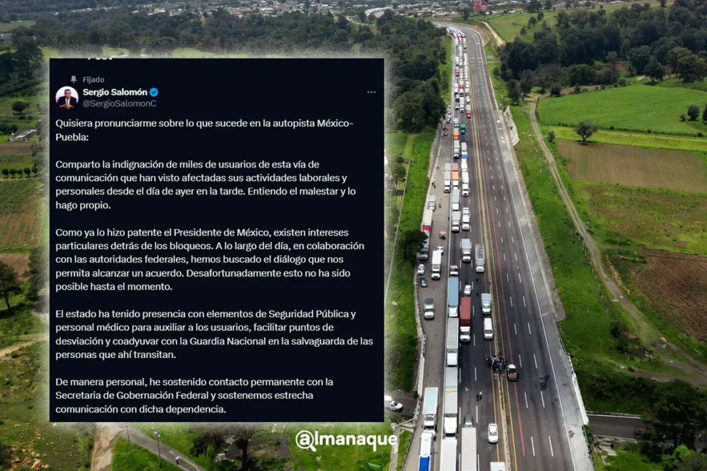 En 2018, ejidatarios de Tlahuapan recibieron cheque de 176 mdp por sus terrenos en la México-Puebla 4 Sergio Salomon se pronuncia por bloqueo en la Mexico Puebla