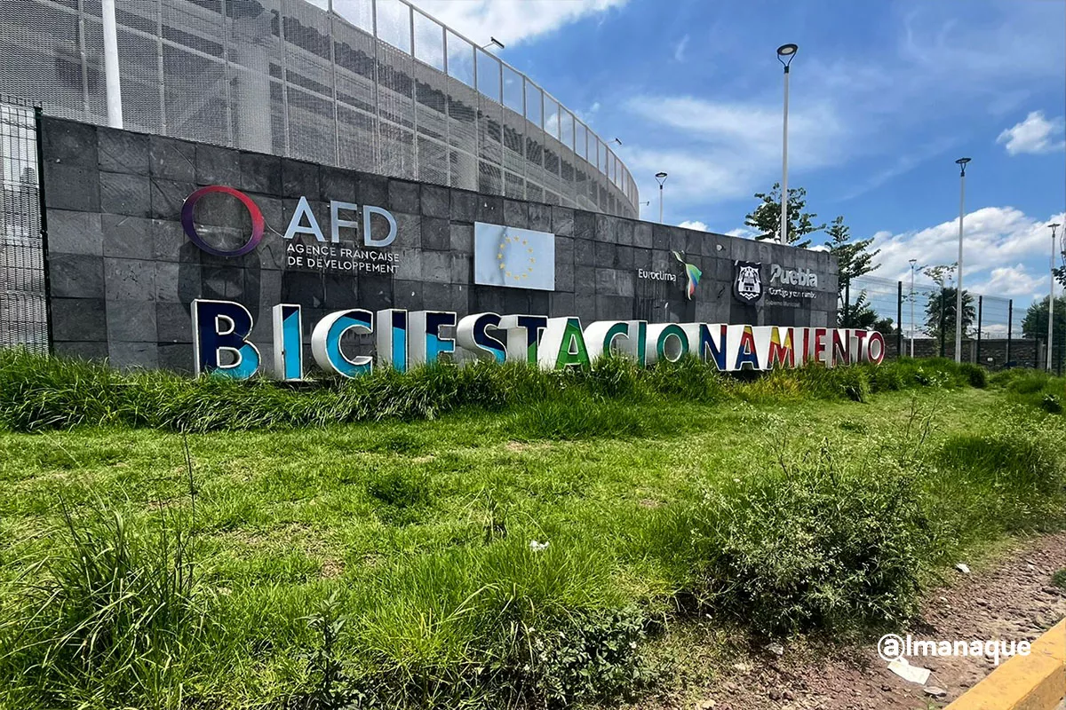 abandono Biciestacionamiento Puebla 6