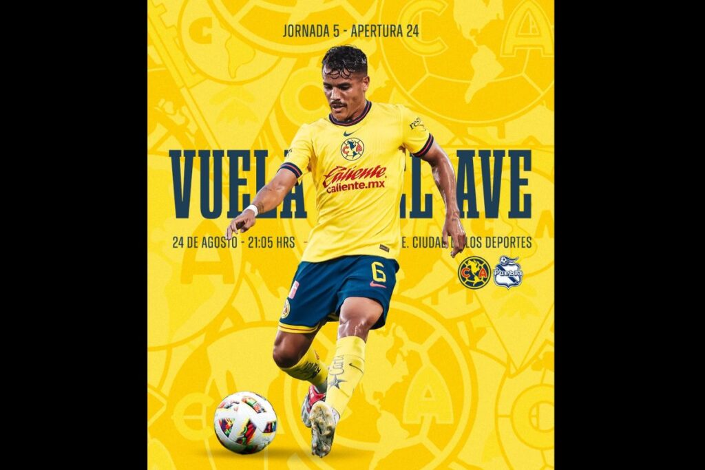 america vs Puebla 24 de agosto
