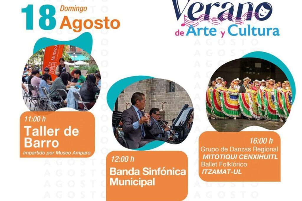 ayuntamiento de Puebla actividades agosto