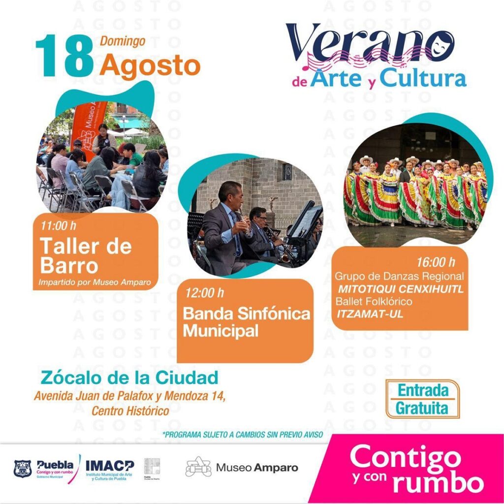 ayuntamiento de puebla actividades agosto 1