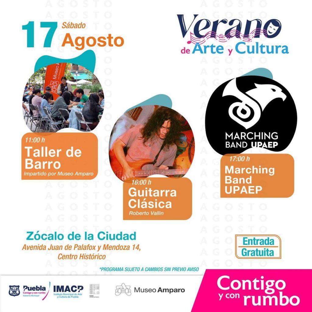 ayuntamiento de puebla actividades agosto