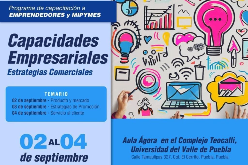 ayuntamiento de Puebla capacitación emprendedores