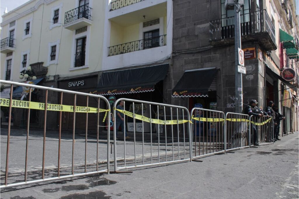canaco puebla pepe chedraui cierre calles