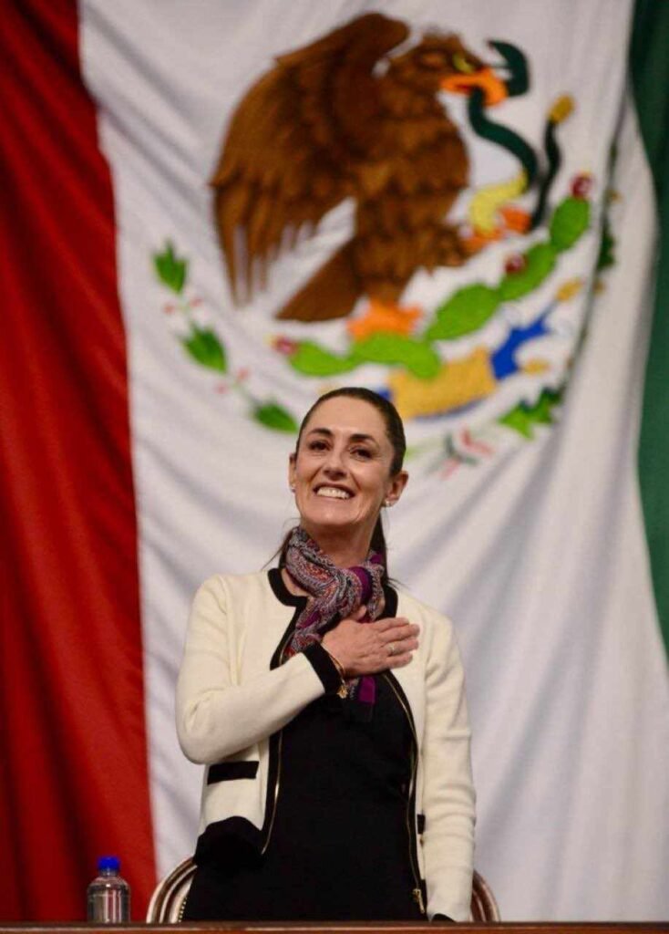 claudia sheinbaum recibe constancia de mayoria