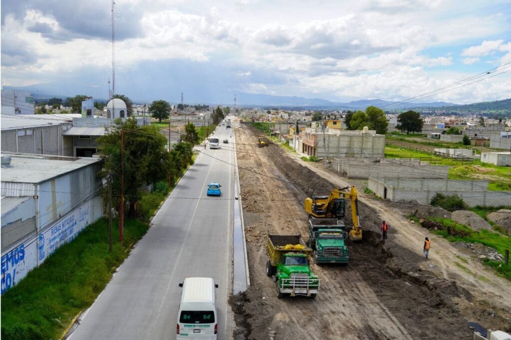camino a Moyotzingo en San Martín Texmelucan