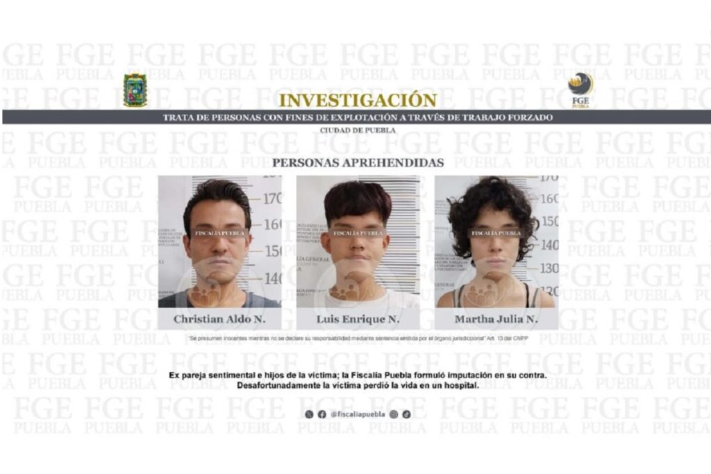 Ana Lilia fue forzada a trabajar y privada de los alimentos hasta que falleció; FGE detuvo a sus hijos