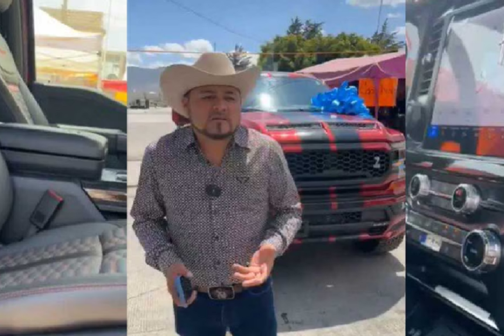 "El Toñín" presume camioneta de 2.6 millones de pesos