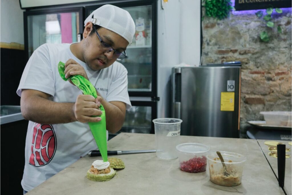 ¿Ya probaste la concha de Chile en Nogada? 3 elaboracion concha de chile en nogada