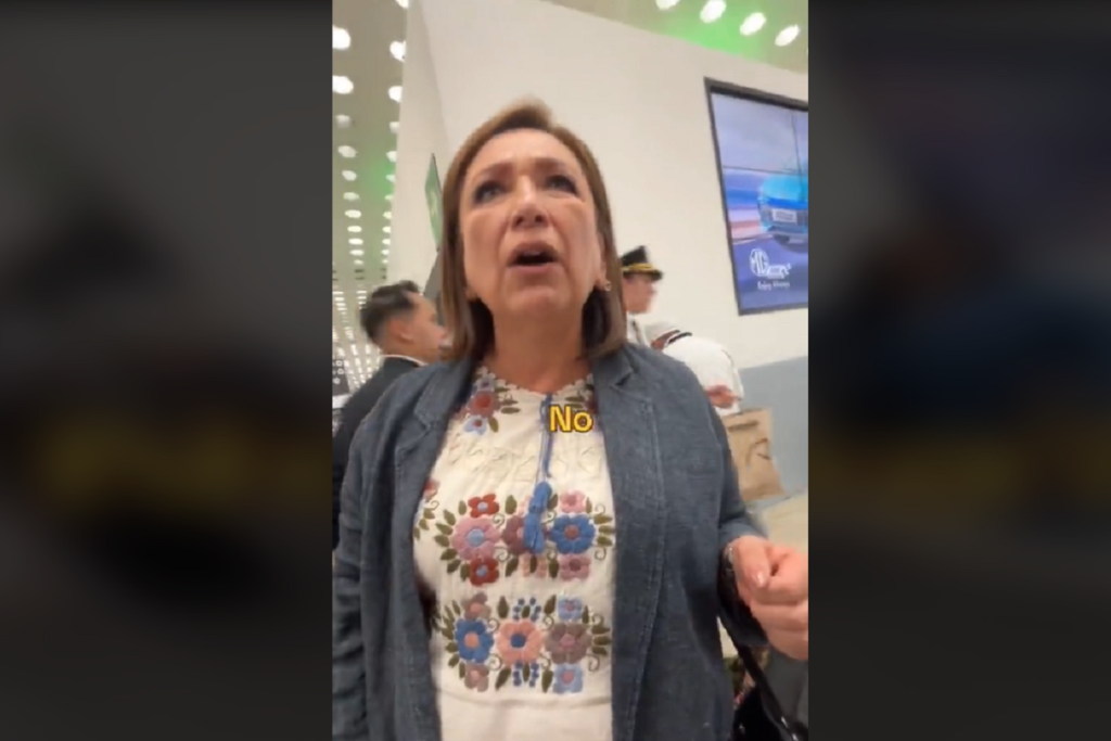 VIDEO: Fer Carnal encuentra a Xóchitl Gálvez y le hace una broma en el aeropuerto