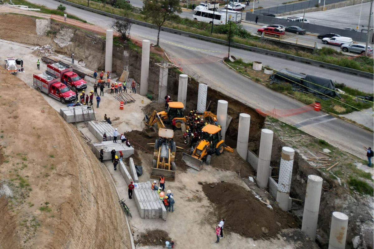 Fiscalía de Puebla investiga muerte de trabajadores en obras del distribuidor vial de Atlixcáyotl-Periférico 1 investigan muerte de trabajo de distribuidor vial Atlixcáyotl