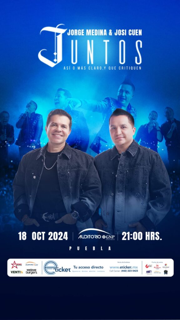 Jorge Medina y Josi Cuen, ex vocalistas de La Arrolladora Banda el Limón en Puebla: Fecha y lugar 3 jorge medina y 1