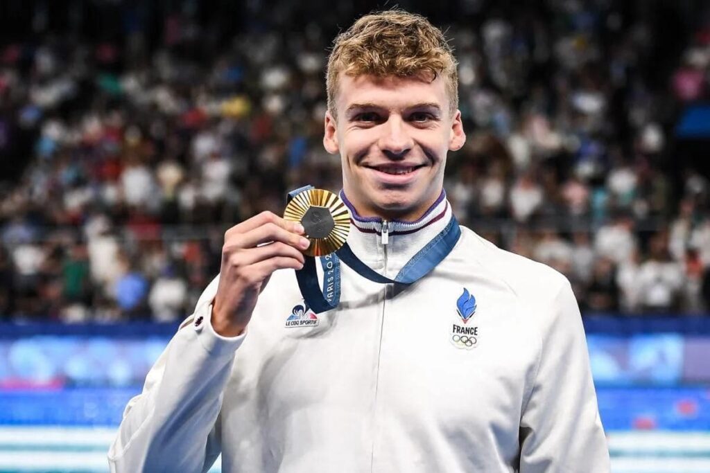 Leon Marchand cuarta medalla de oro París 2024