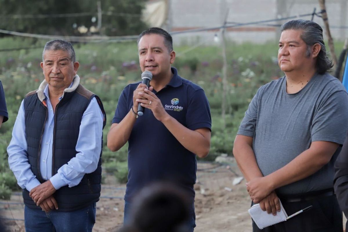 Entrega Mundo Tlatehui ampliación de drenaje en San Luis Tehuiloyocan 1 Mundo Tlatehui entrega drenaje