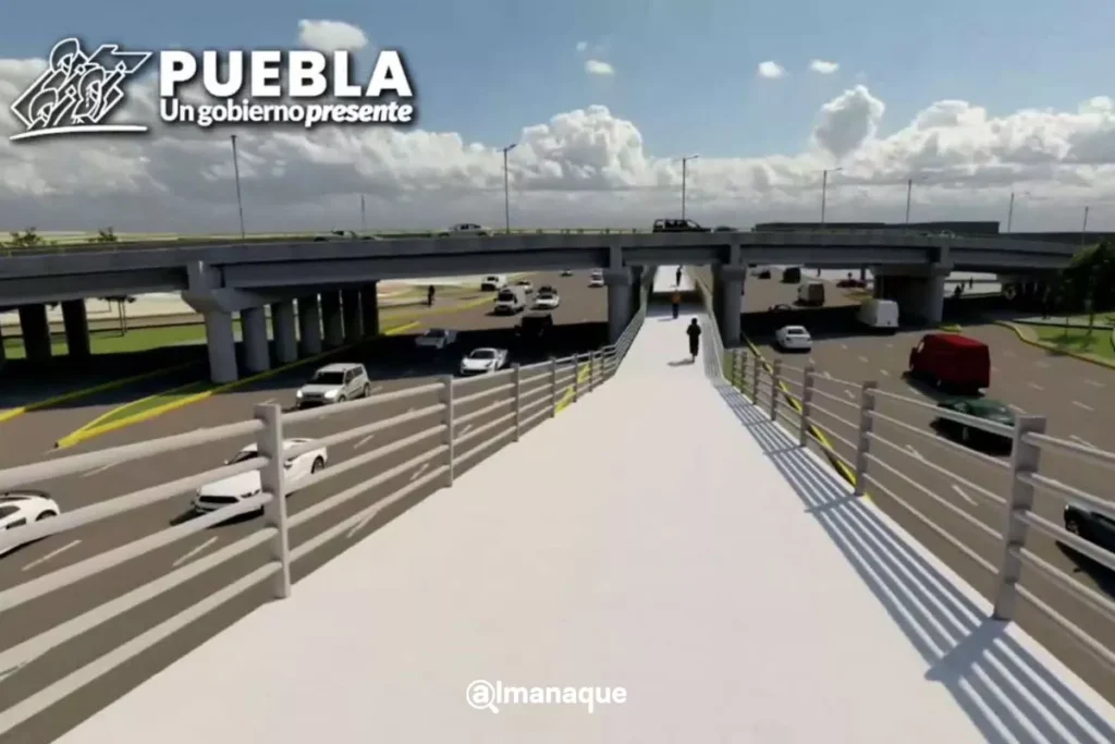 obra Paso inferior Cumulo de Virgo Via Atlixcayotl 1