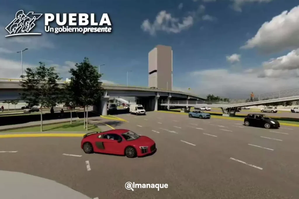 obra Paso inferior Cumulo de Virgo Via Atlixcayotl 3